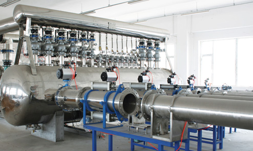 Ultrasonic flowmeter production scene